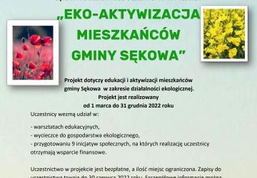 Eko-aktywizacja  mieszkańców Gminy Sękowa