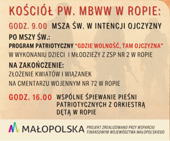 Zaproszenie na obchody Święta Niepodległości